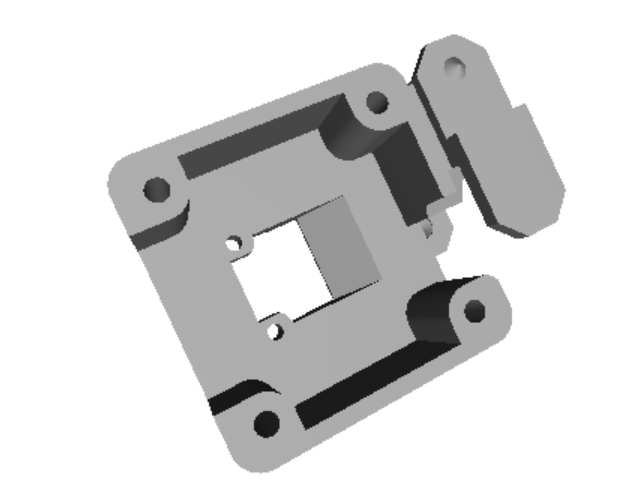 DISEÑO 01 – Soporte cabezal Cámara RED ONE